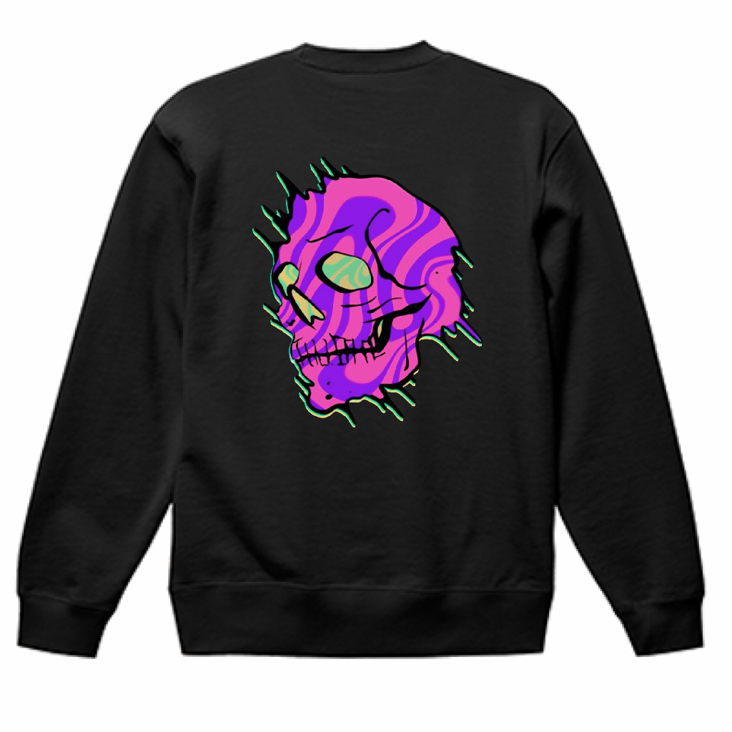 Skullスウェット Black